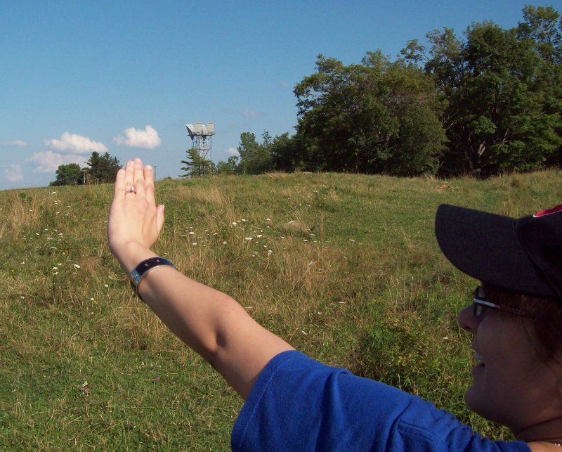 it turns out it was just a microwave radio tower