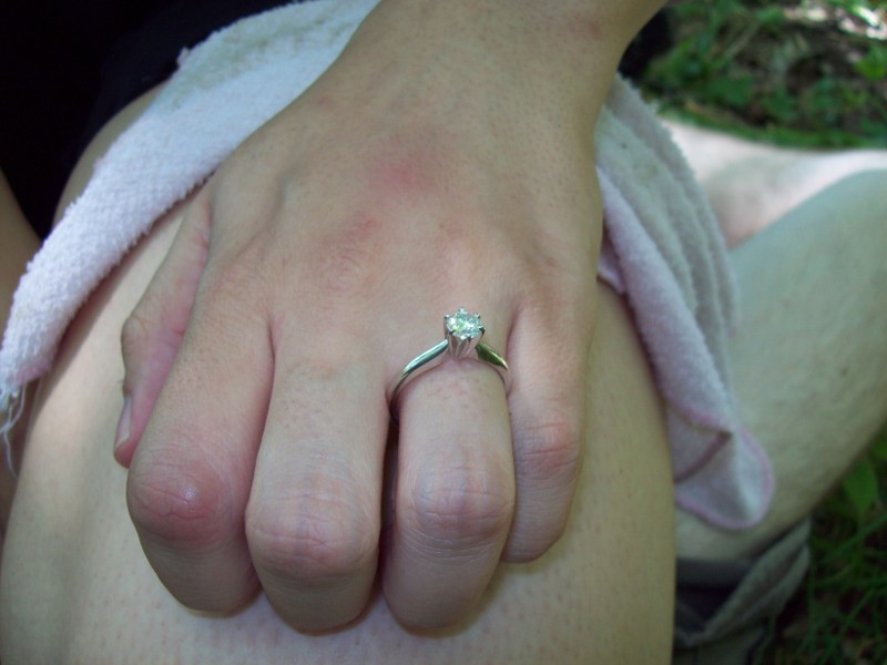 ring on leg on leg