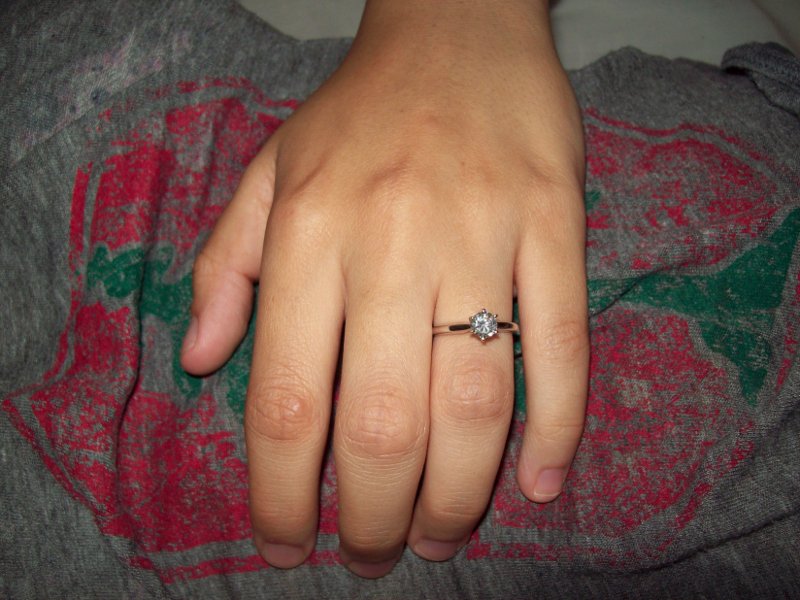 ring with a background of tummy and tee